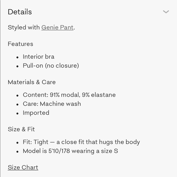 NWT ARITZIA PUFF SLEEVE BODY - Picture 8 of 8